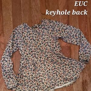 Ric Rac and Ruffles Peplum Top
Size 7